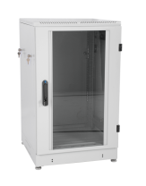 Шкаф телекоммуникационный напольный 24U (600 × 800) дверь стекло